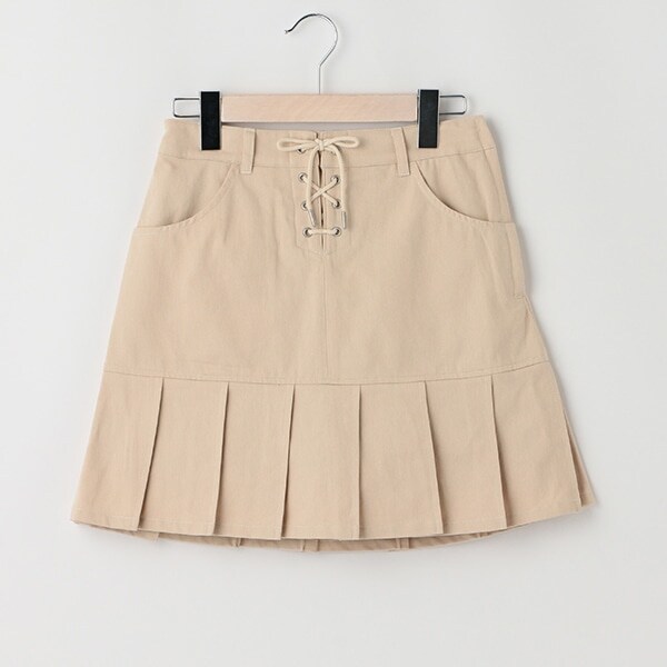 プリーツ切替スカパン