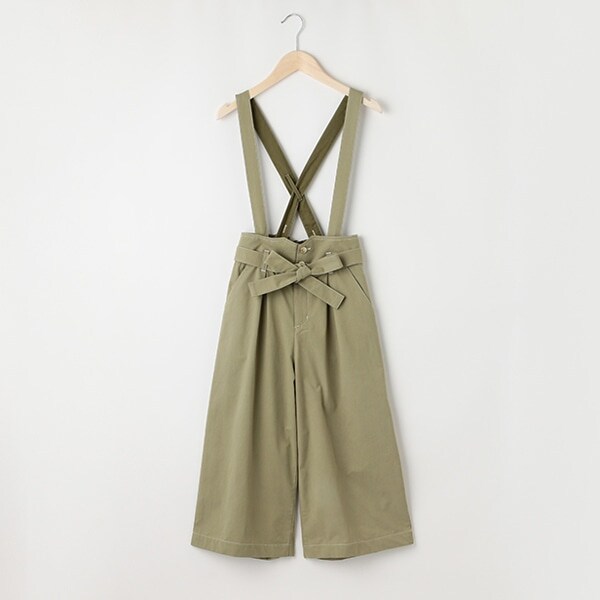 サスつきハイウエストワイドパンツ