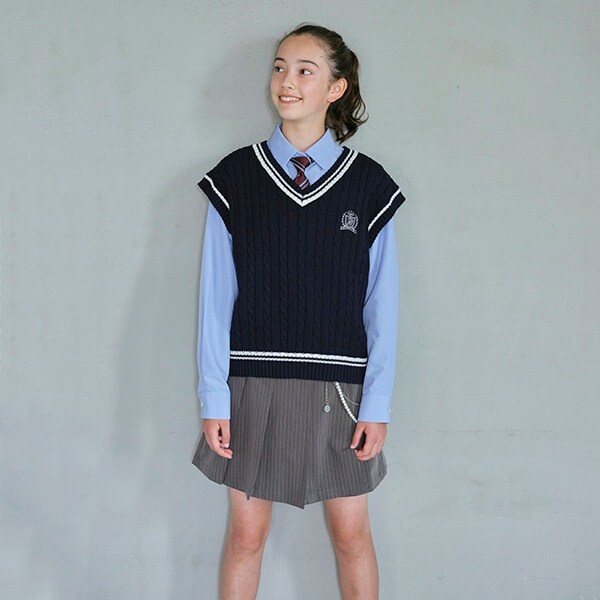 チェーン付きプリーツラップキュロット