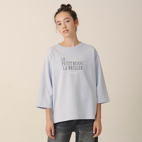 【GOOD PRICE】6分袖ロゴTシャツ