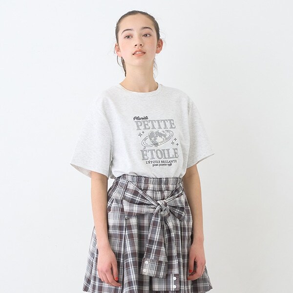 【防汚加工】かすれロゴTシャツ