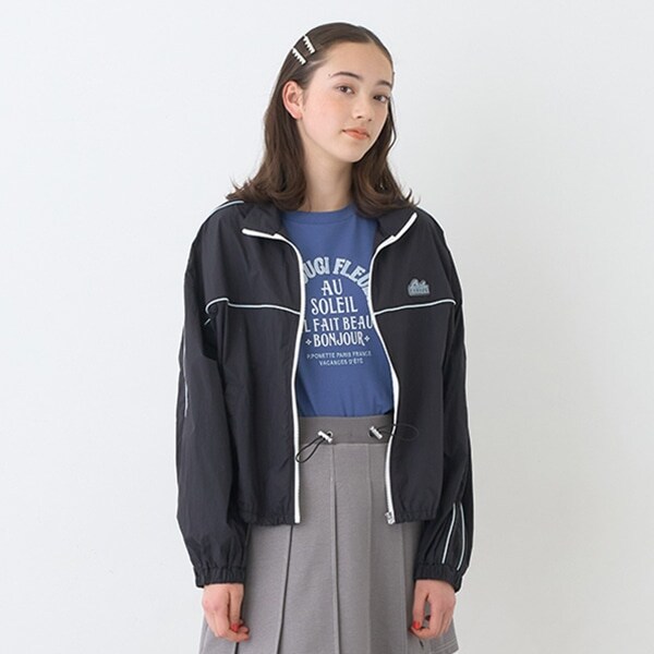 【ニコ☆プチ掲載】【水陸両用】ラインブルゾン