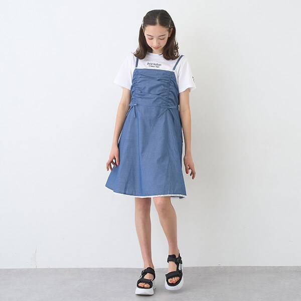 【Cuugal掲載】キャミワンピース＋Tシャツセット