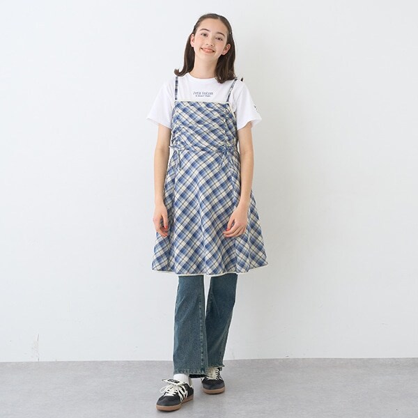 【Cuugal掲載】キャミワンピース＋Tシャツセット