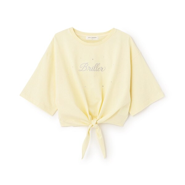 前結びロゴTシャツ