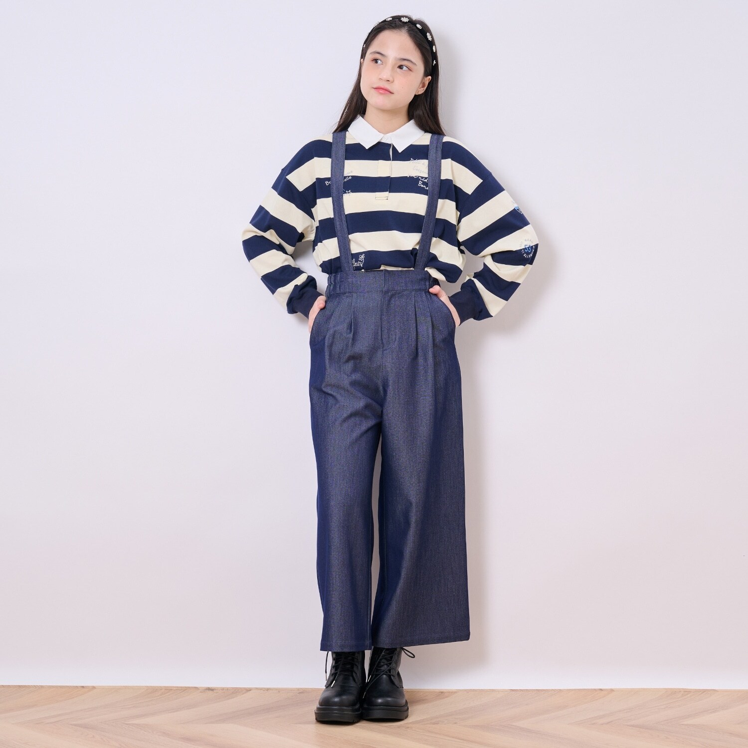 サスつきワイドパンツ