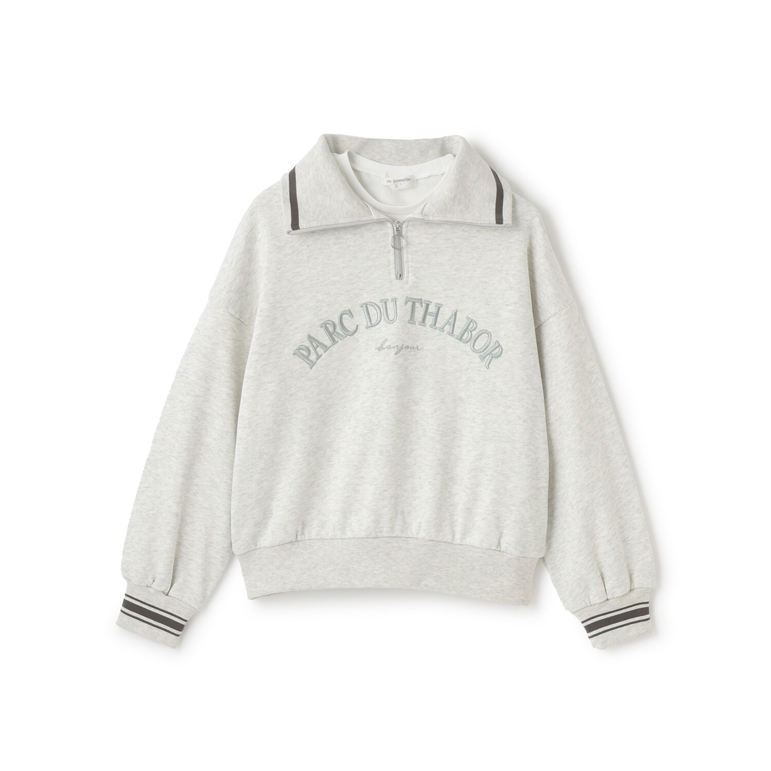 ハーフZIP+ロンTセット