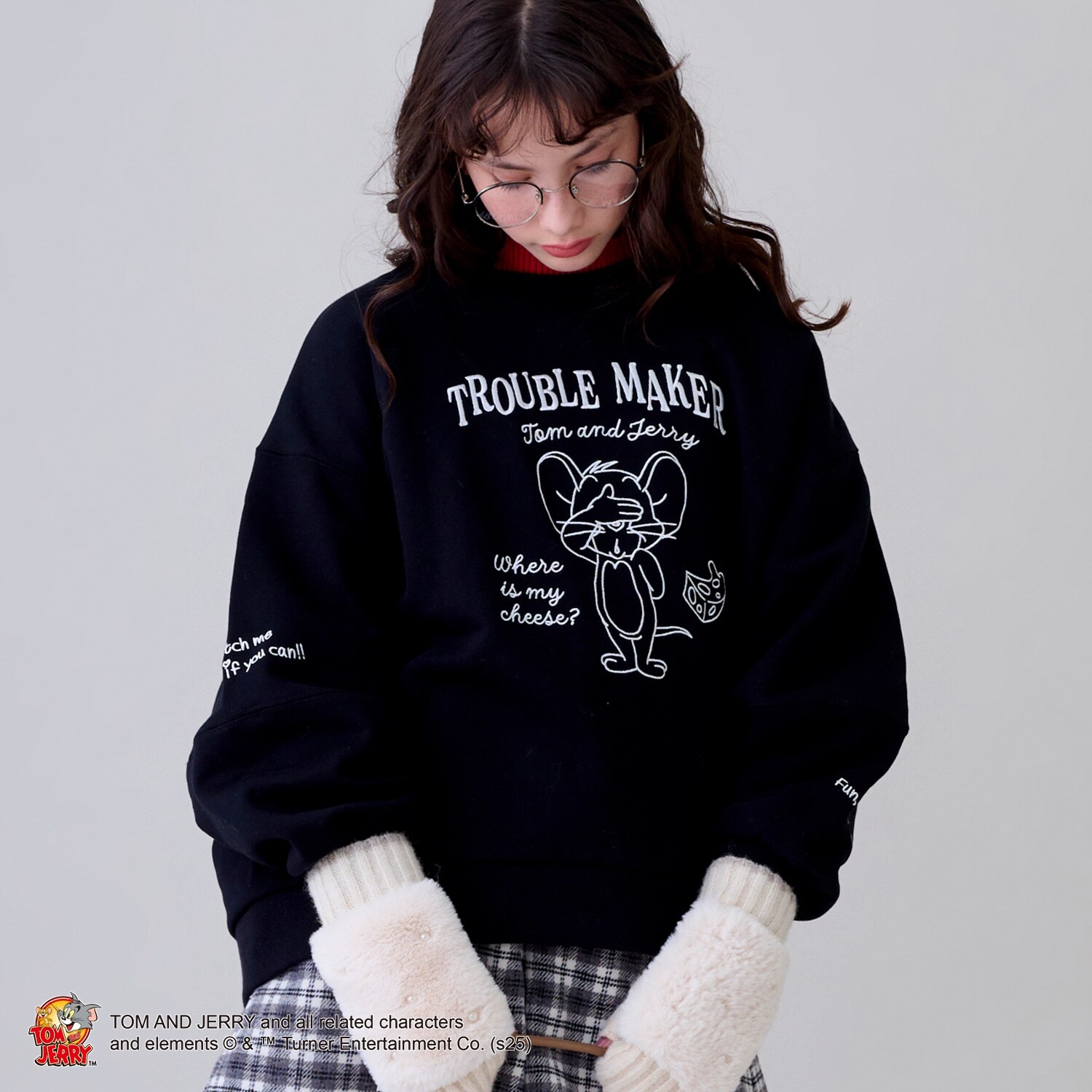 【TOM and JERRY】裏毛プルオーバー
