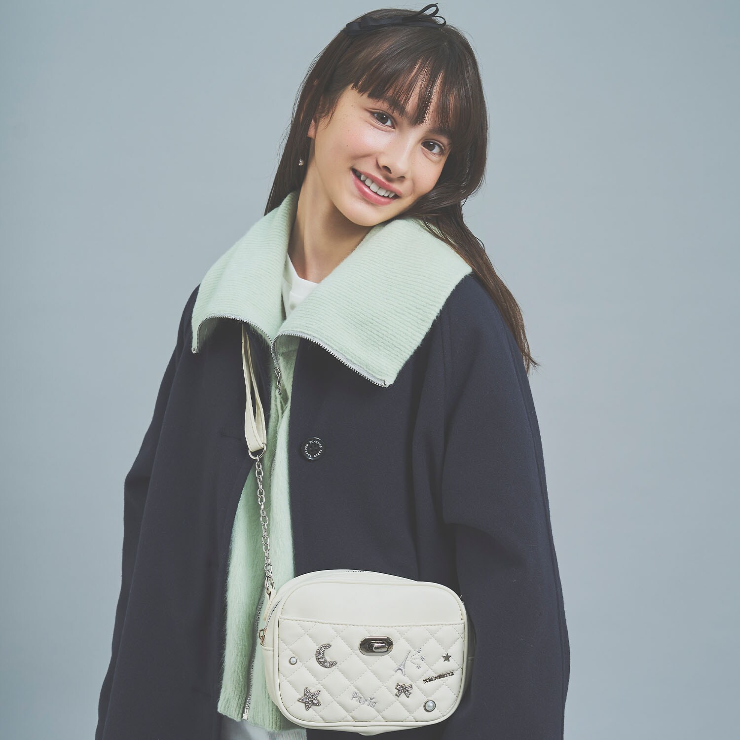 キルトモチーフミニショルダー