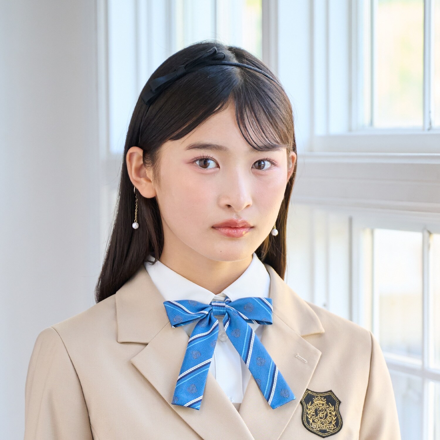 イヤリング風カチューシャ