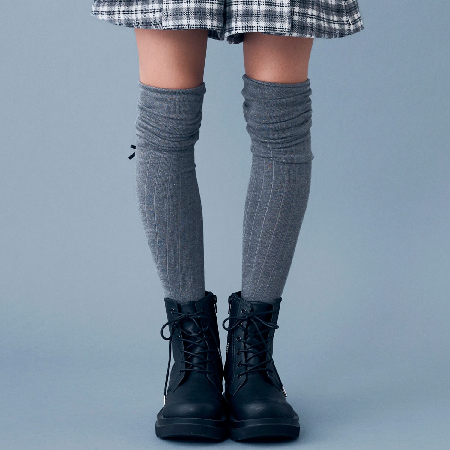 2WAYリボンニーハイソックス