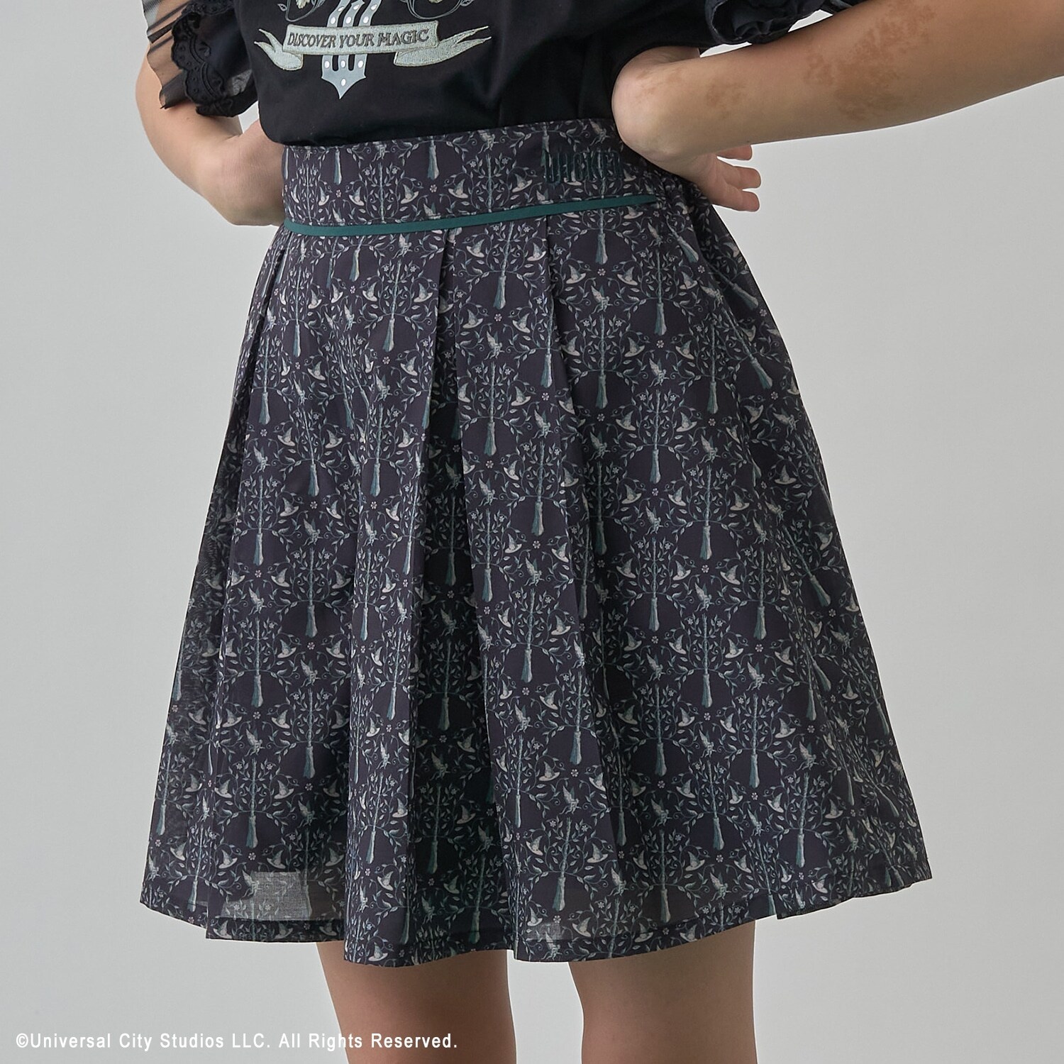 【130cmあり】【WICKED】プリントフレアキュロット