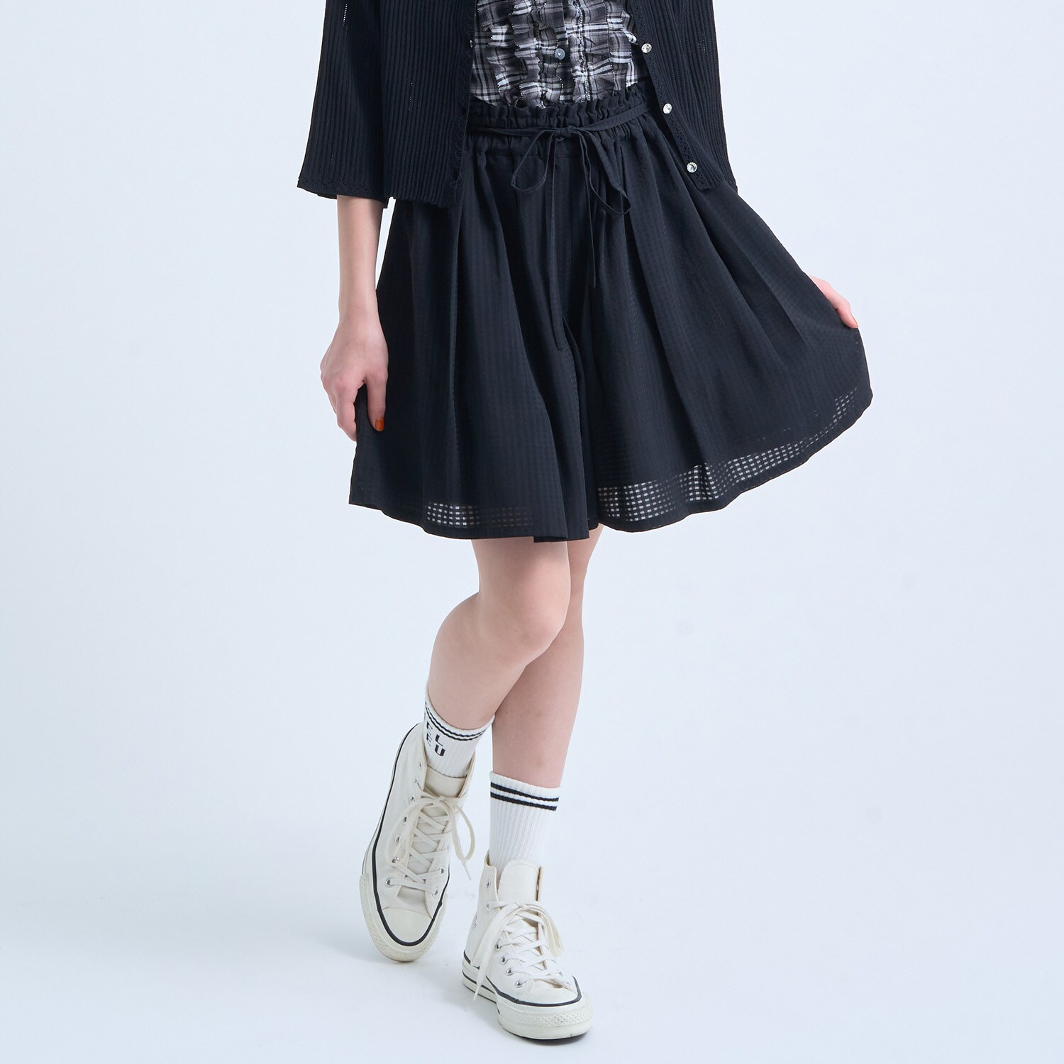 チェックキュロット