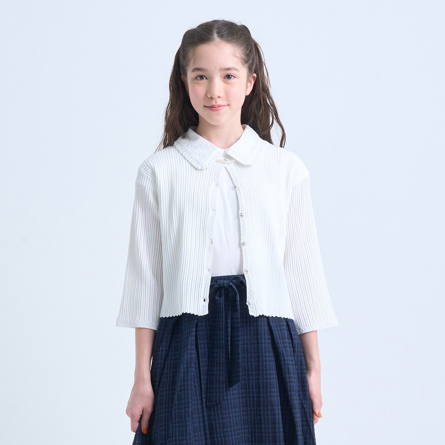 ７分袖カーディガン