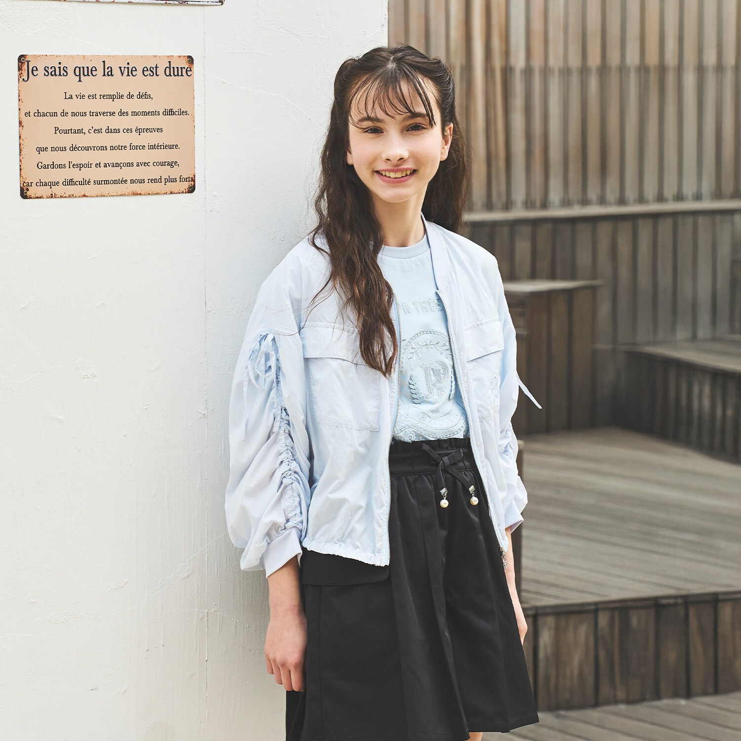 【130cmあり】【UVカット】シアージップブルゾン