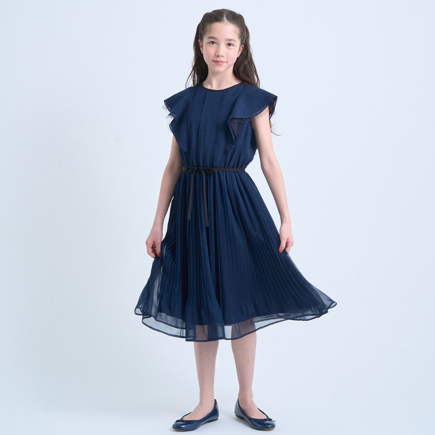 ラメシフォンワンピース