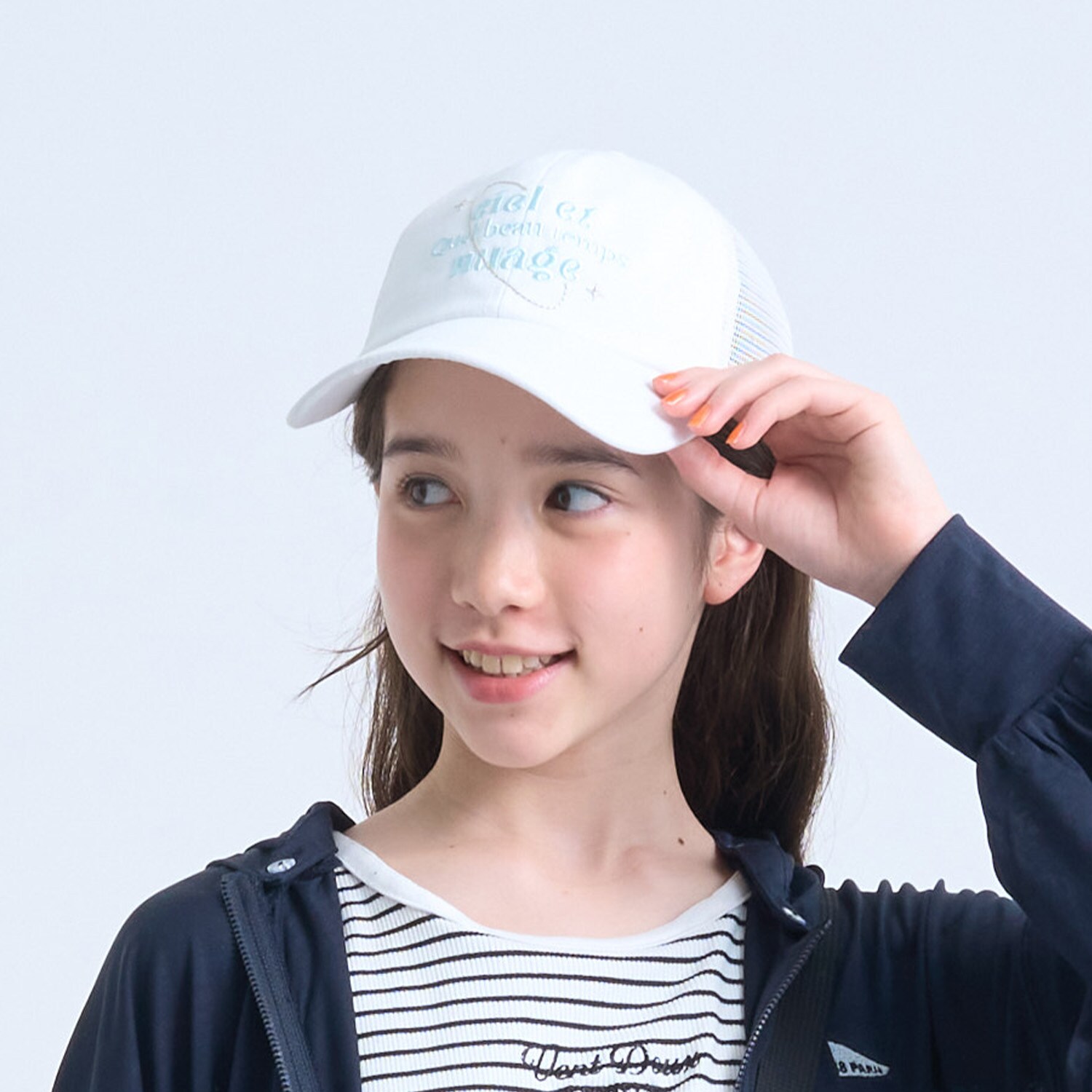 【UV・接触冷感】グラフィック刺しゅうメッシュキャップ