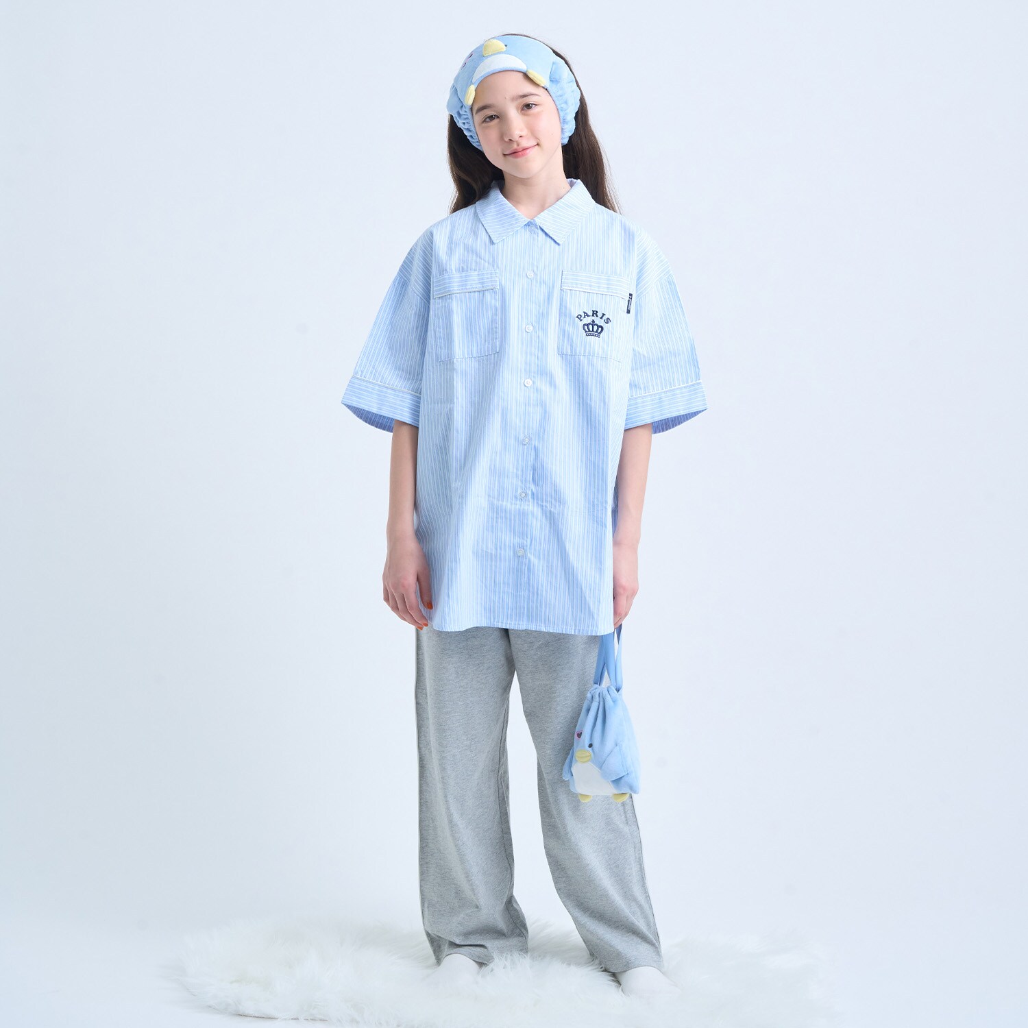 【ワンマイルウェア】シャツ＆ロングパンツセット