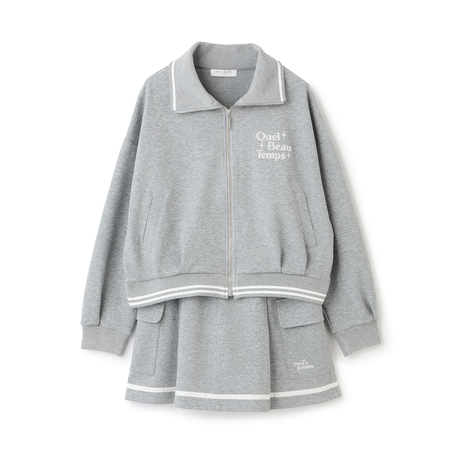 【130cmあり】ダンボールジップアップセットアップ