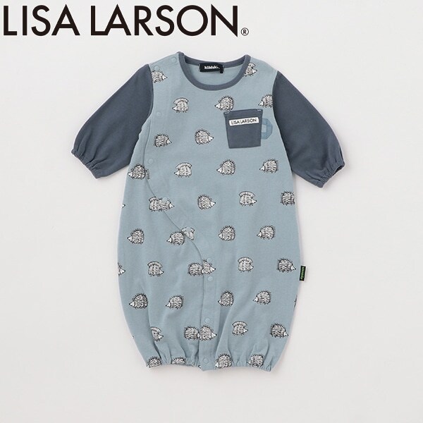 【リサラーソン】総柄2wayオール