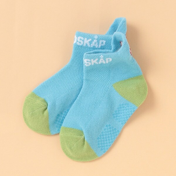 乗り物刺しゅう配色スニーカーインソックス