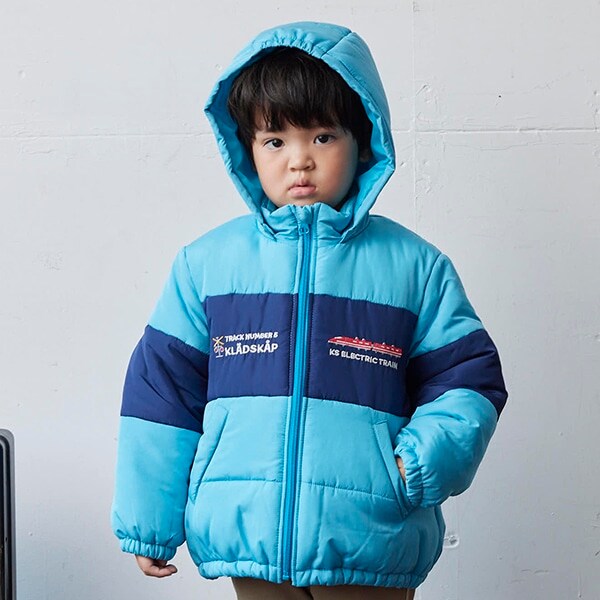 電車ライナーボアベスト中わたブルゾン