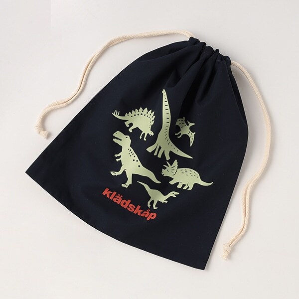 【WEB限定】【クレードスコープ】恐竜柄巾着
