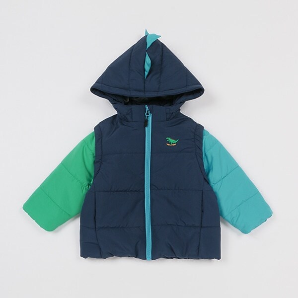 恐竜中わた3wayブルゾン