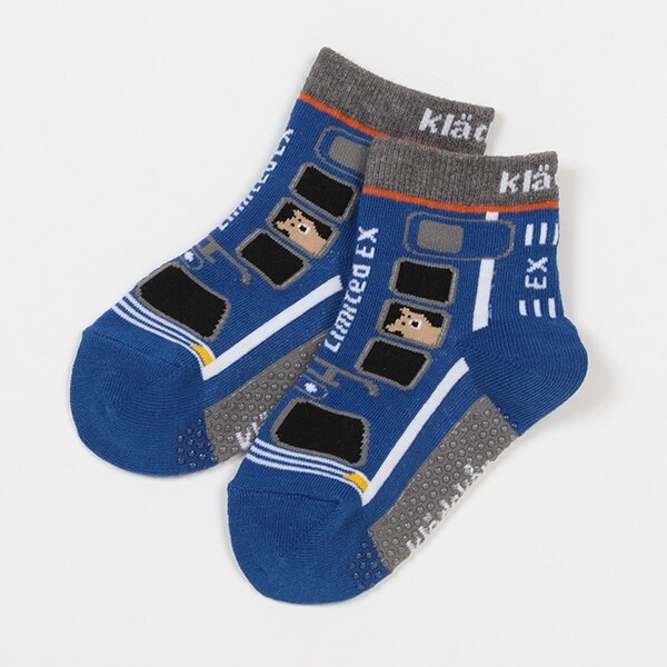 乗り物ショートクルーソックス【日本製】