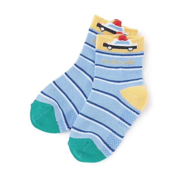 パトカーショートソックス