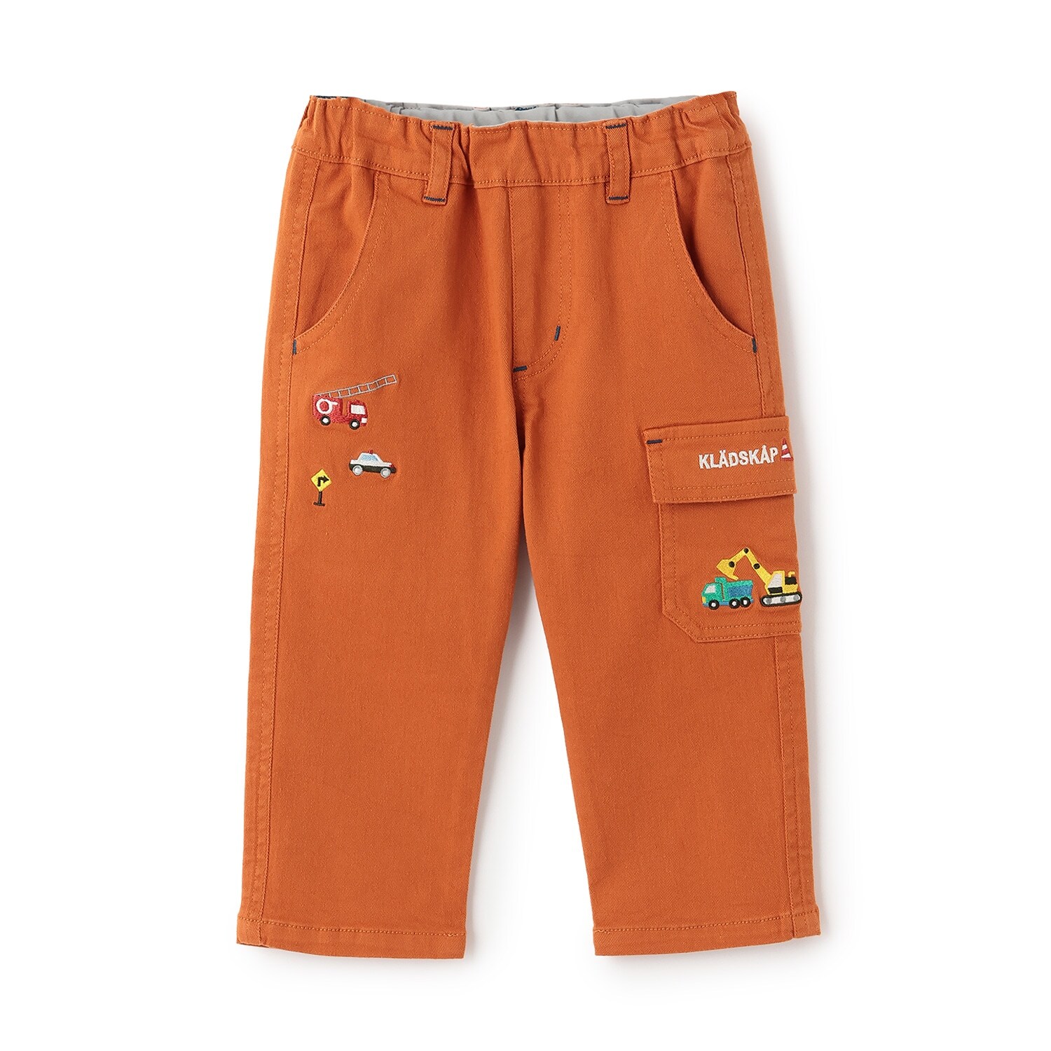 働く車ロング丈ペインターパンツ