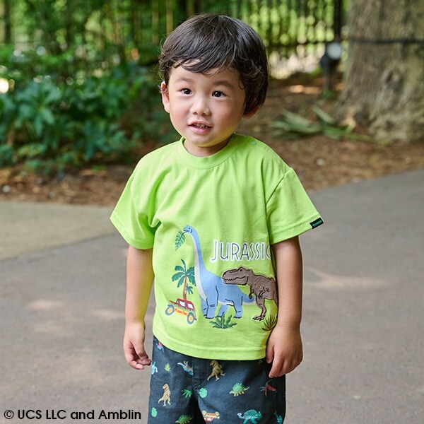 【JURASSIC】恐竜集合半袖Tシャツ