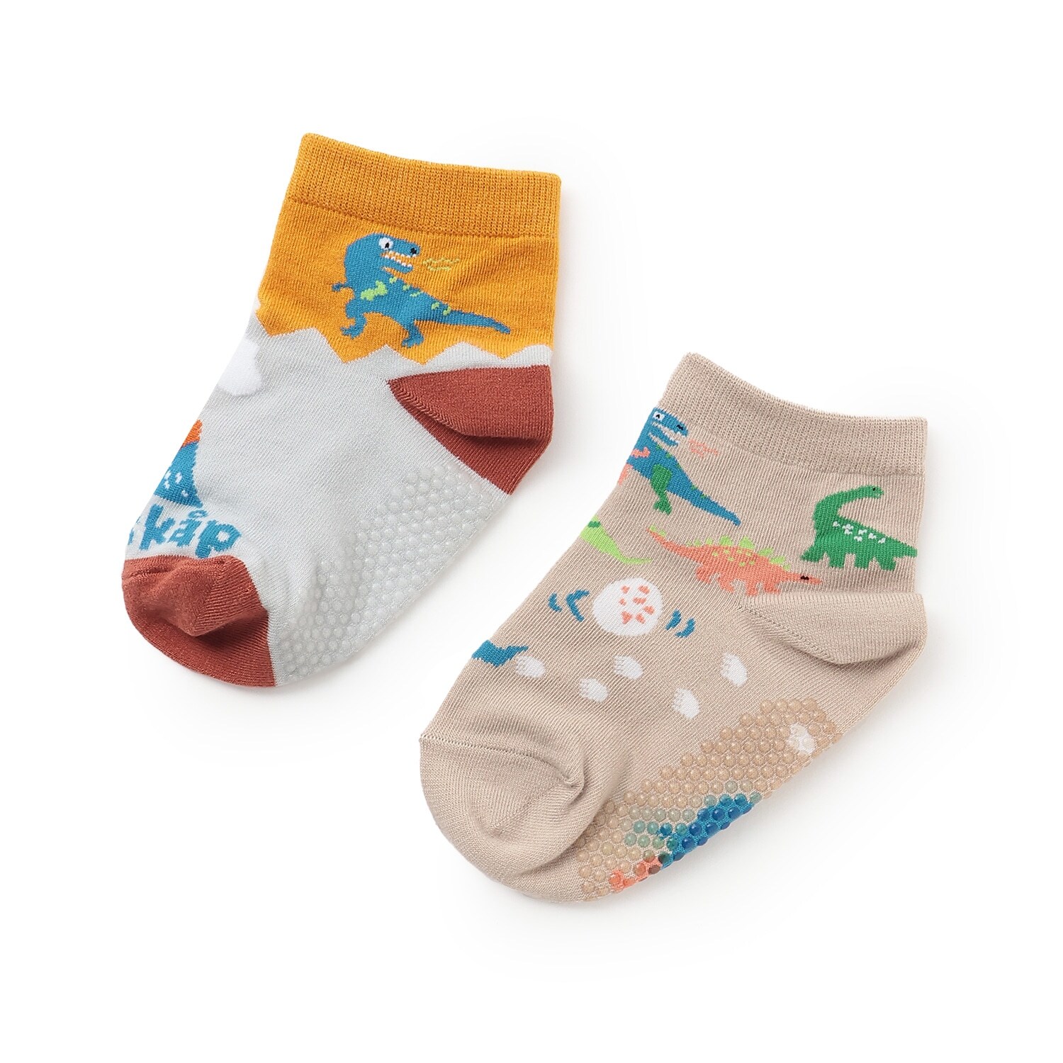 恐竜ショートソックス2足セット