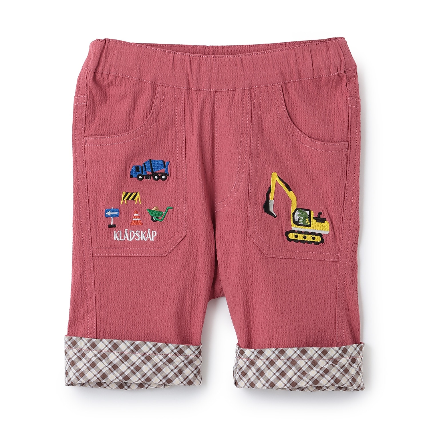 重機裾折り返し6分丈パンツ