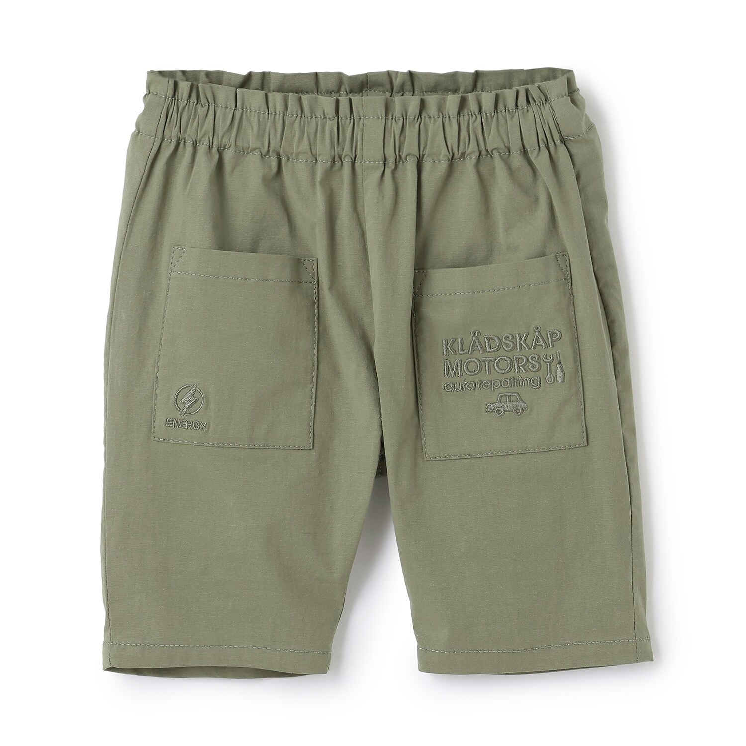 車刺しゅう6分丈テーパートパンツ