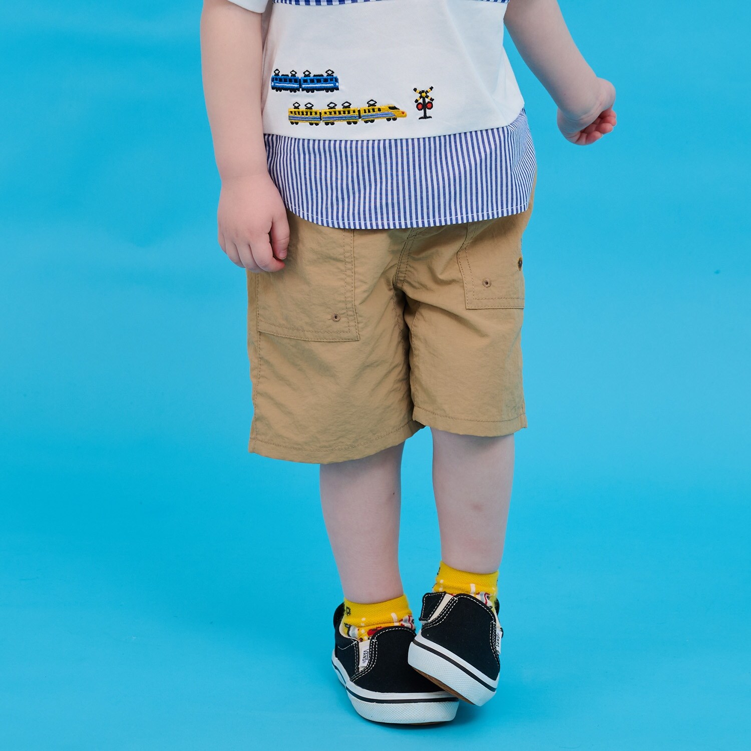 水陸両用恐竜5分丈パンツ