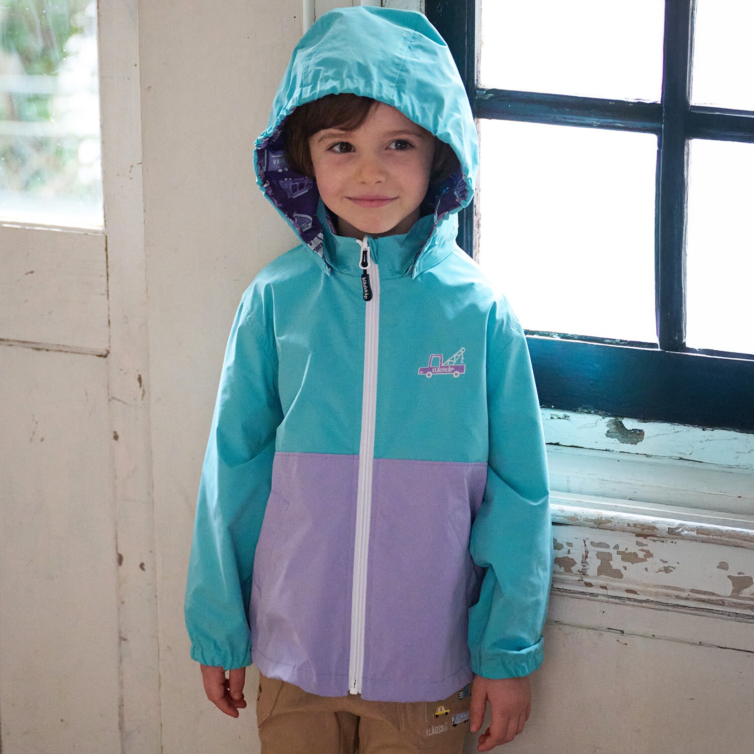 乗り物リバーシブルウィンドブレーカー