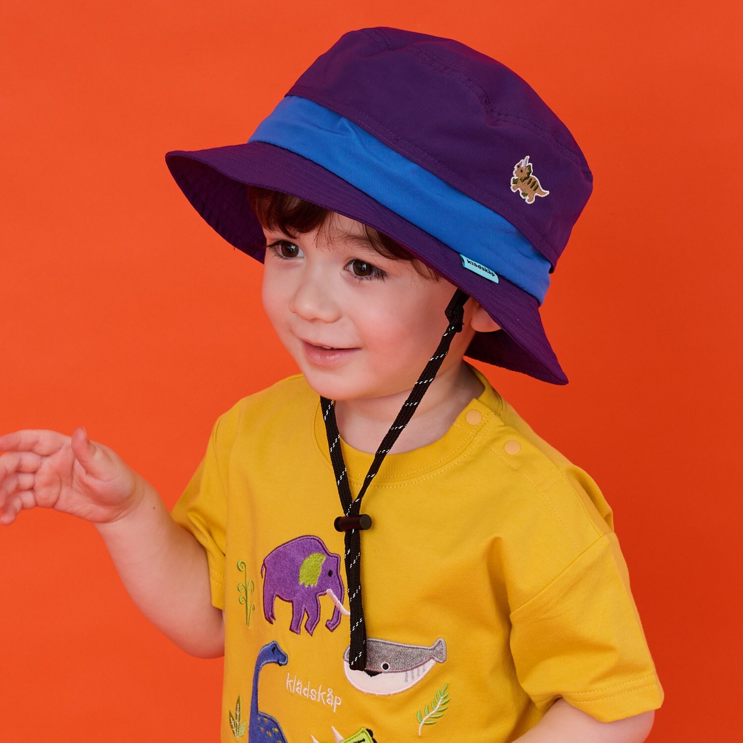 恐竜ワンポイントアウトドアハット