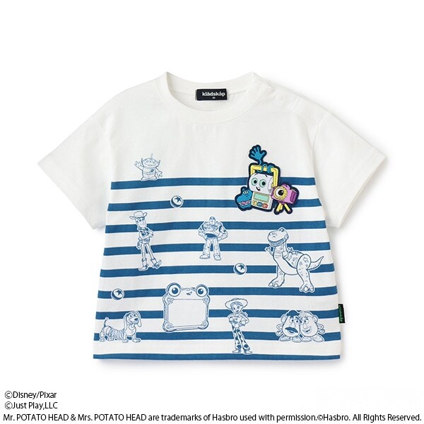 【Disney&Pixar】TOY STORY 5/ボーダー半袖Tシャツ
