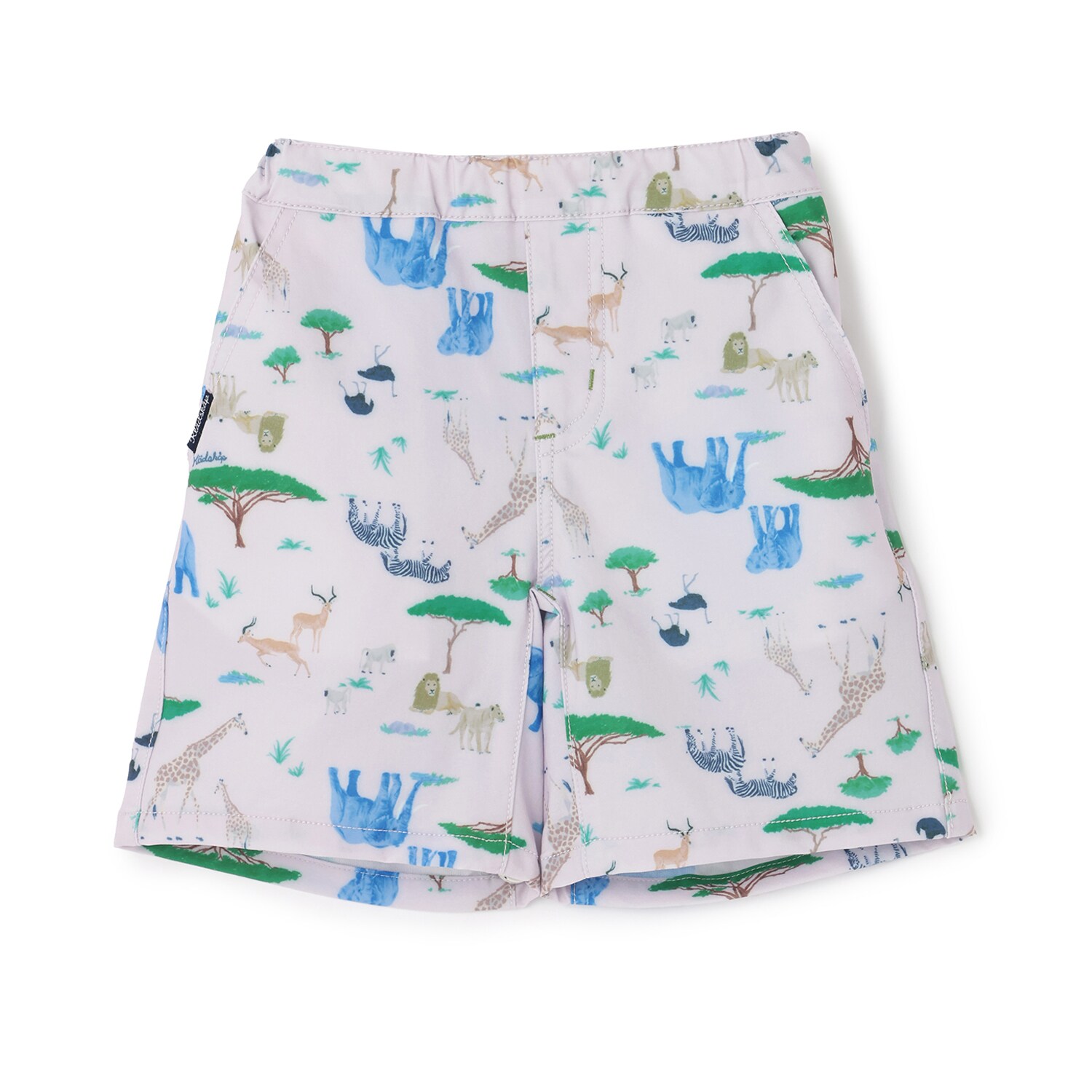 【人気商品再入荷】【直営店で取り扱い無し】サファリ柄5分丈パンツ