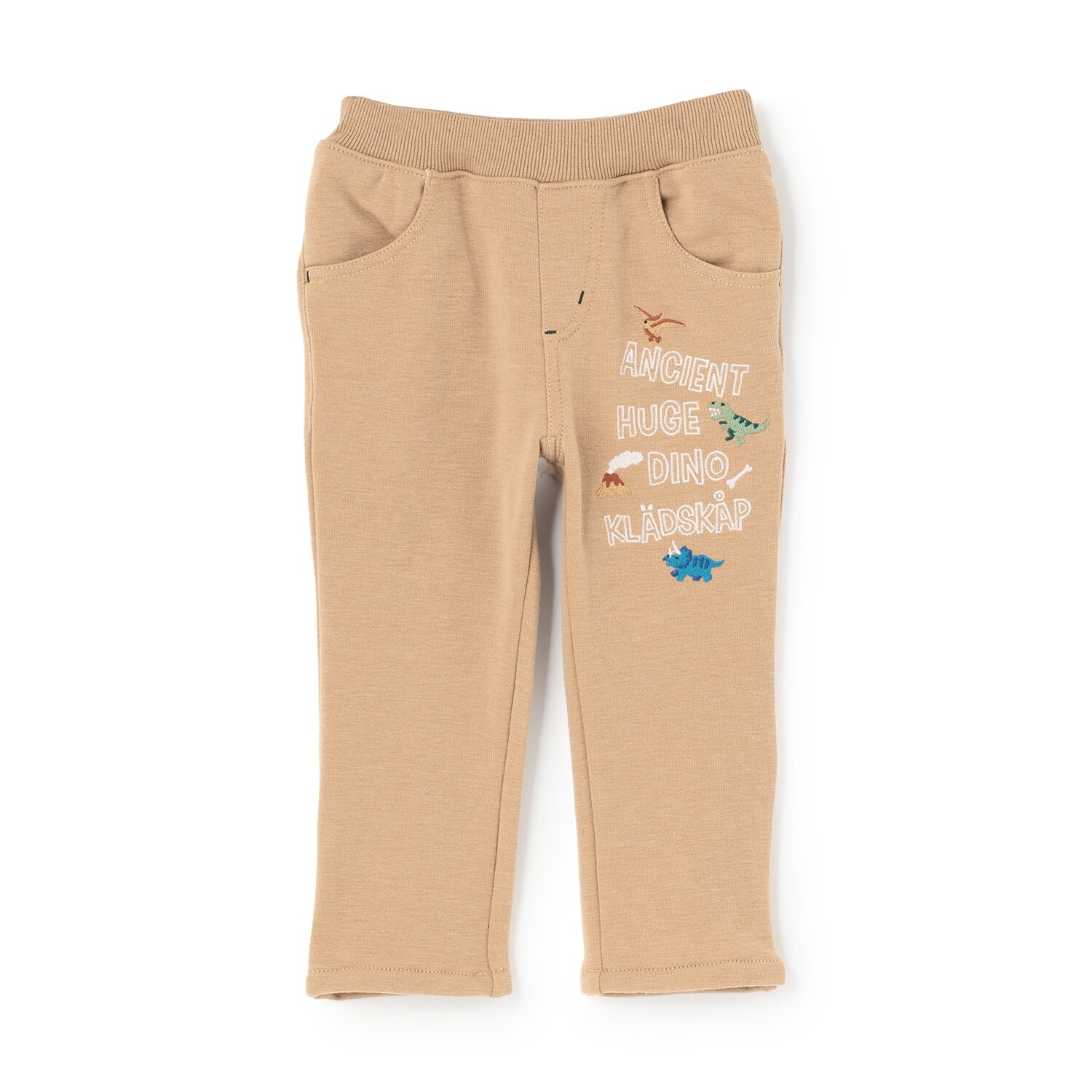 【人気商品再入荷】【直営店で取り扱い無し】恐竜刺しゅうロング丈ストレートパンツ