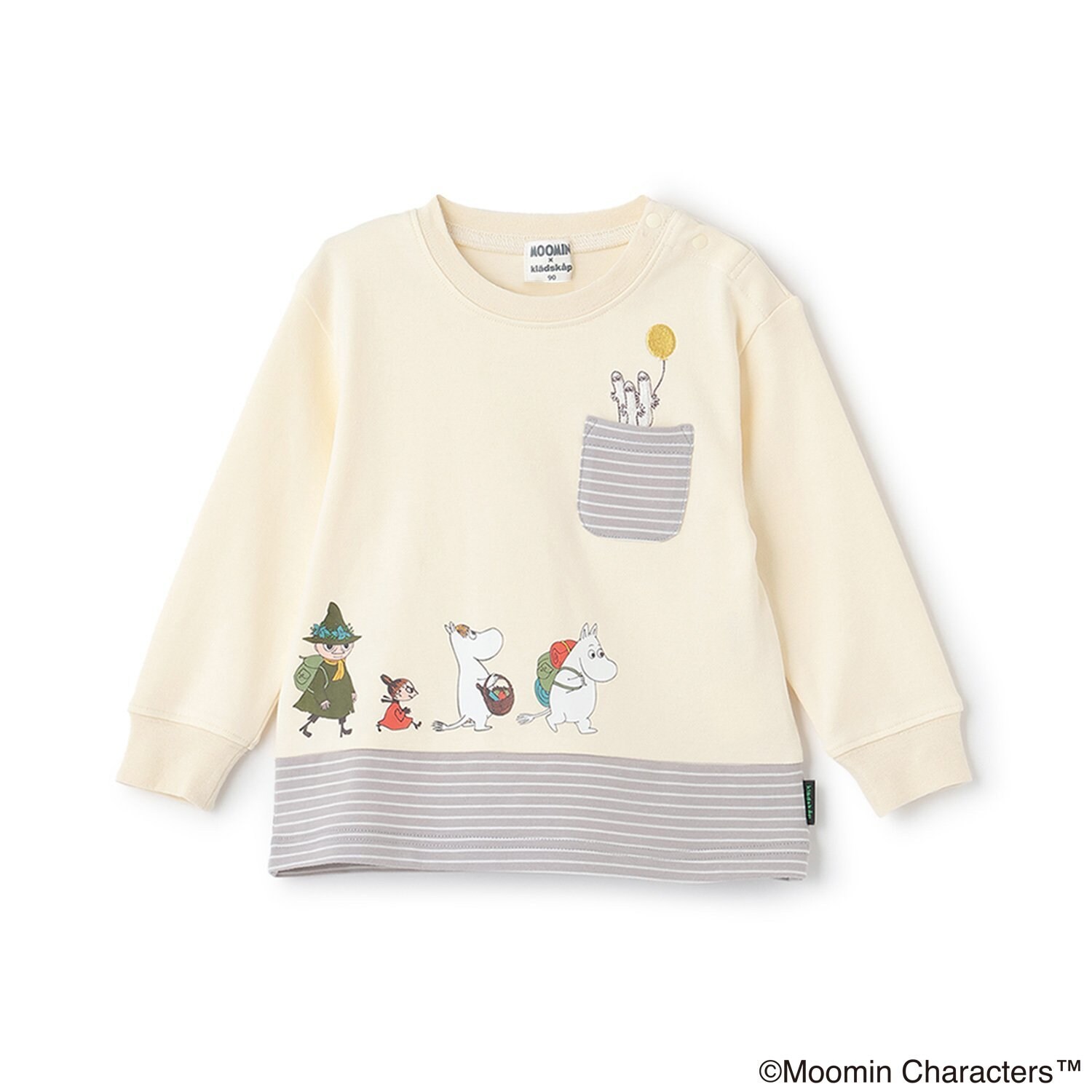 【MOOMIN】ムーミンピクニック長袖Tシャツ