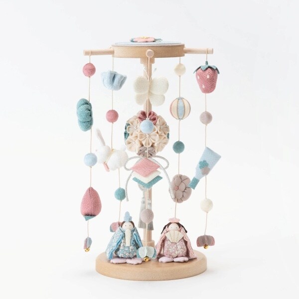 【夢み屋】【雛人形】つるし飾り　結　雛セット