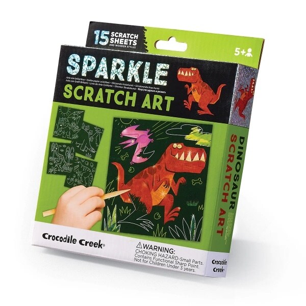【湘南インターナショナル】Sparkle Scratch Art/Dinasaur