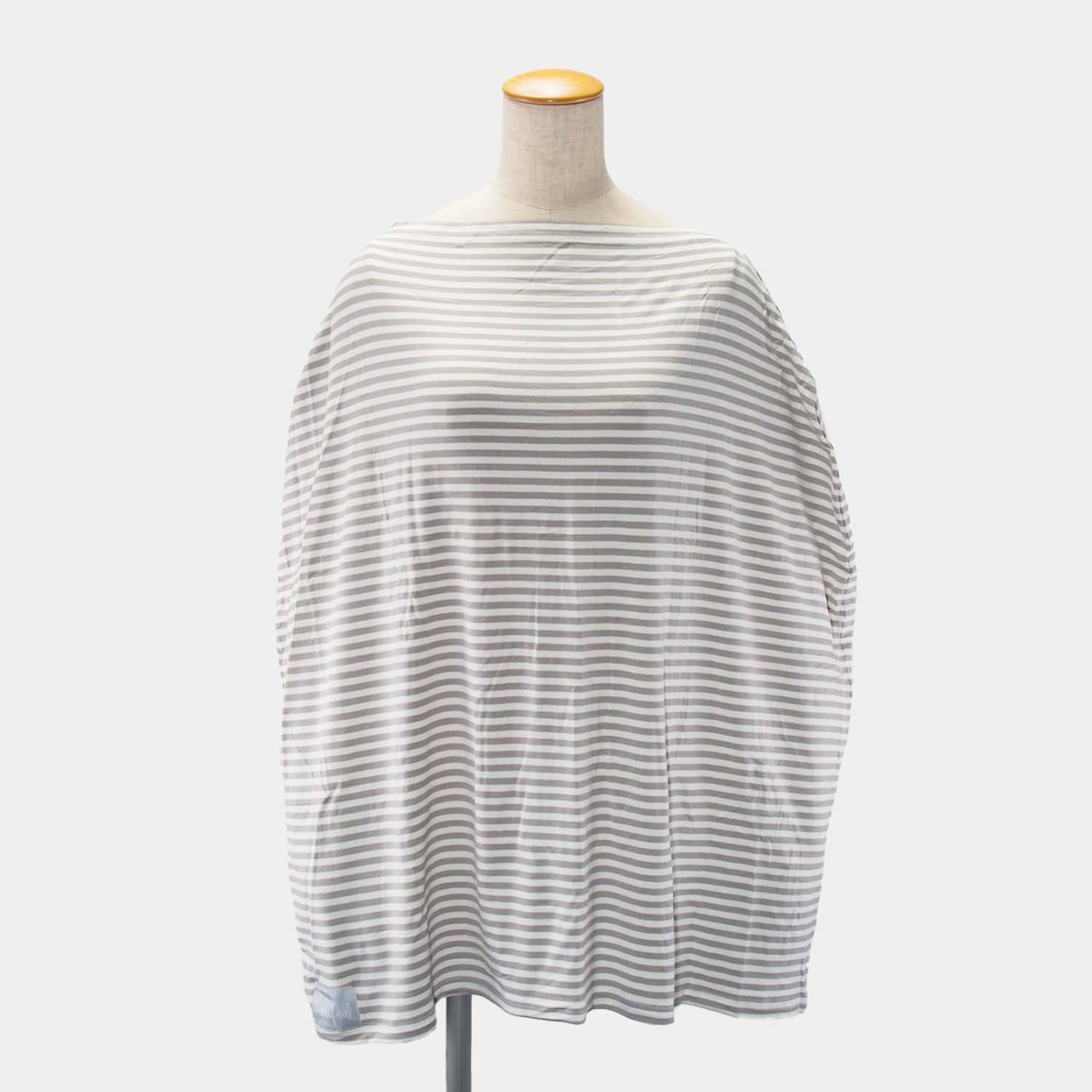 【Copper Pearl】コッパーパール ボーダー ポンチョ型 授乳ケープ