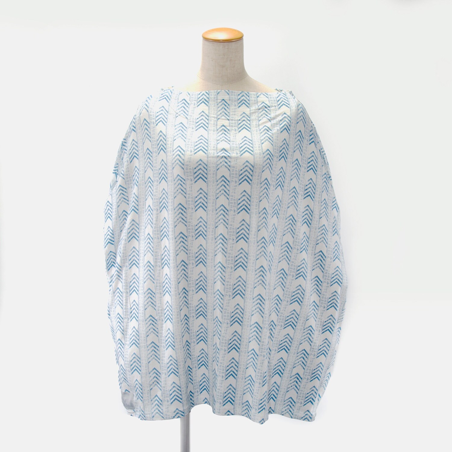 【Copper Pearl】コッパーパール 総柄 ポンチョ型 授乳ケープ