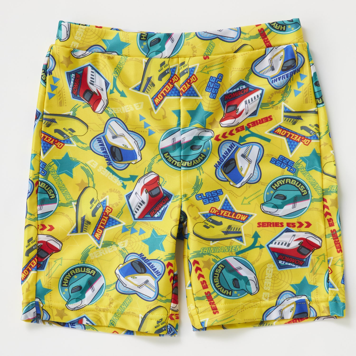 【シンカンセン】総柄スイムパンツ ストレッチ素材