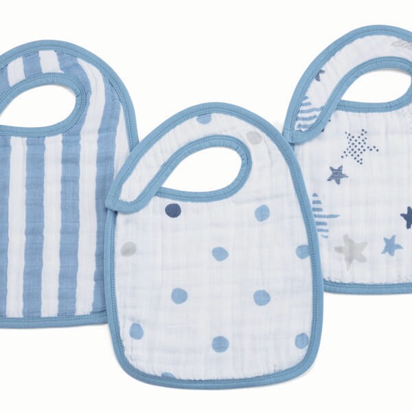 【aden + anais】スナップビブ/ロックスター/3枚