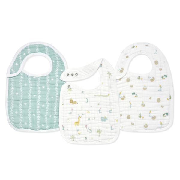 【aden + anais】スナップビブ/イヤーオブザスネイク/3枚