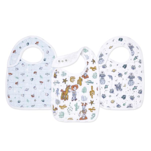 【aden + anais】スナップビブ/トイストーリー/3枚